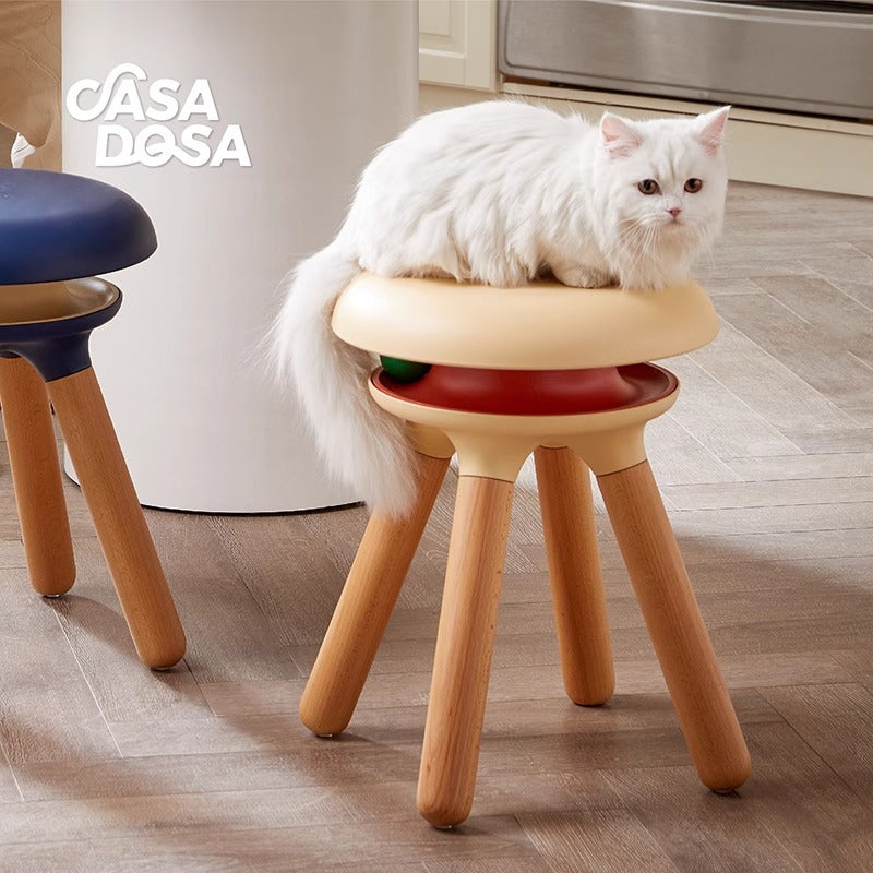 CasaDosa AsteroidOrbit Designed Macarons Fun Cat Stool Pet-Friendly Furniture Human-Pet Interactive Furniture Pet Toys