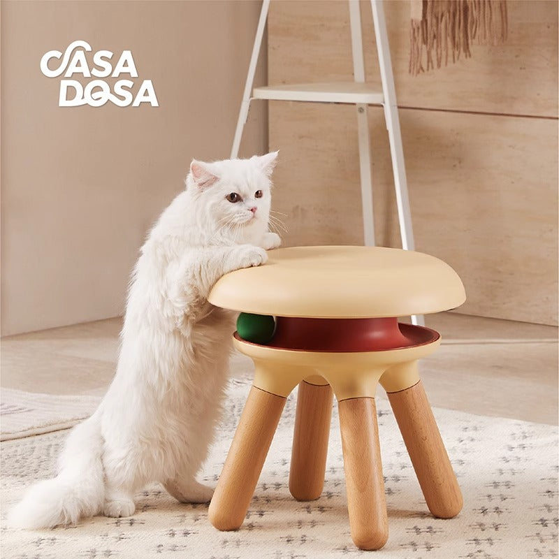 CasaDosa AsteroidOrbit Designed Macarons Fun Cat Stool Pet-Friendly Furniture Human-Pet Interactive Furniture Pet Toys
