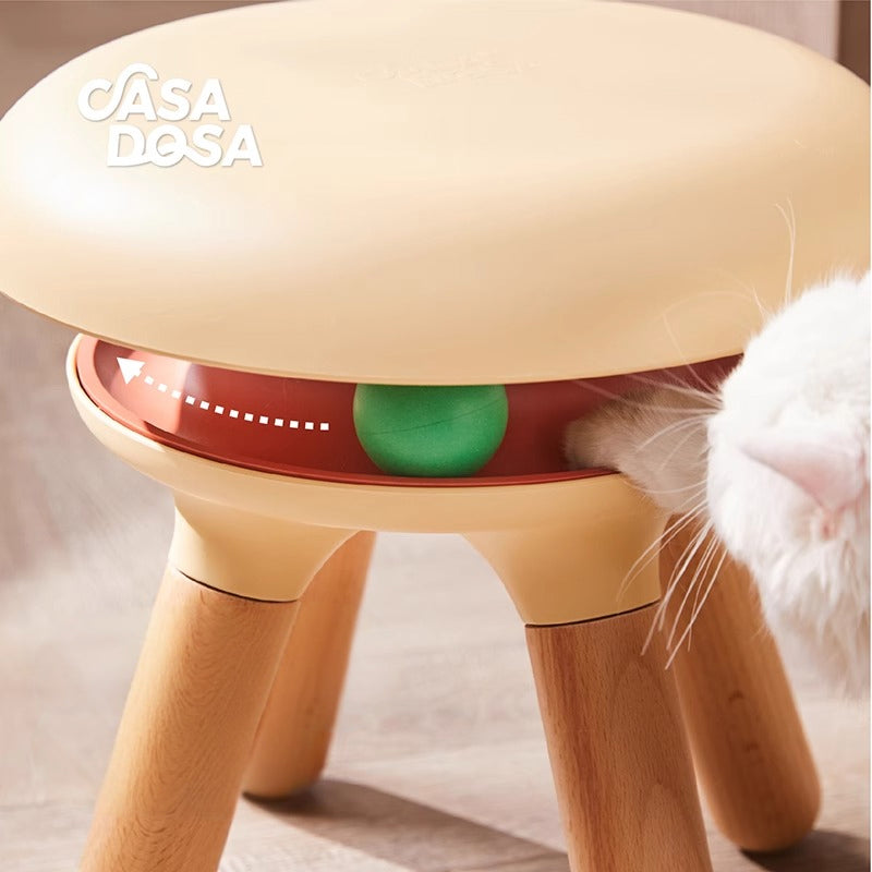 CasaDosa AsteroidOrbit Designed Macarons Fun Cat Stool Pet-Friendly Furniture Human-Pet Interactive Furniture Pet Toys