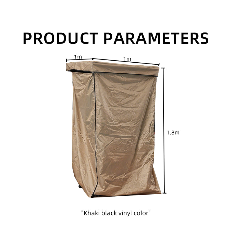 Car side shower tent, outdoor camping car mounted shower tent, outdoor mobile toilet, side tent