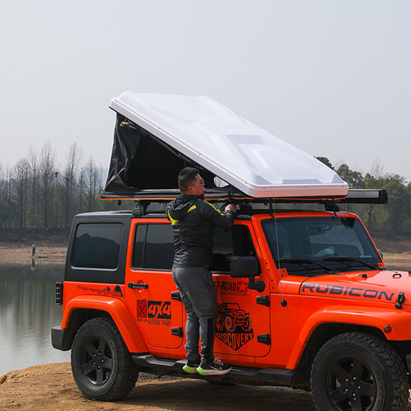 Vertical roof tent, rainstorm proof, strong wind resistant, high intensity ABS fast lifting, vehicle self driving tent