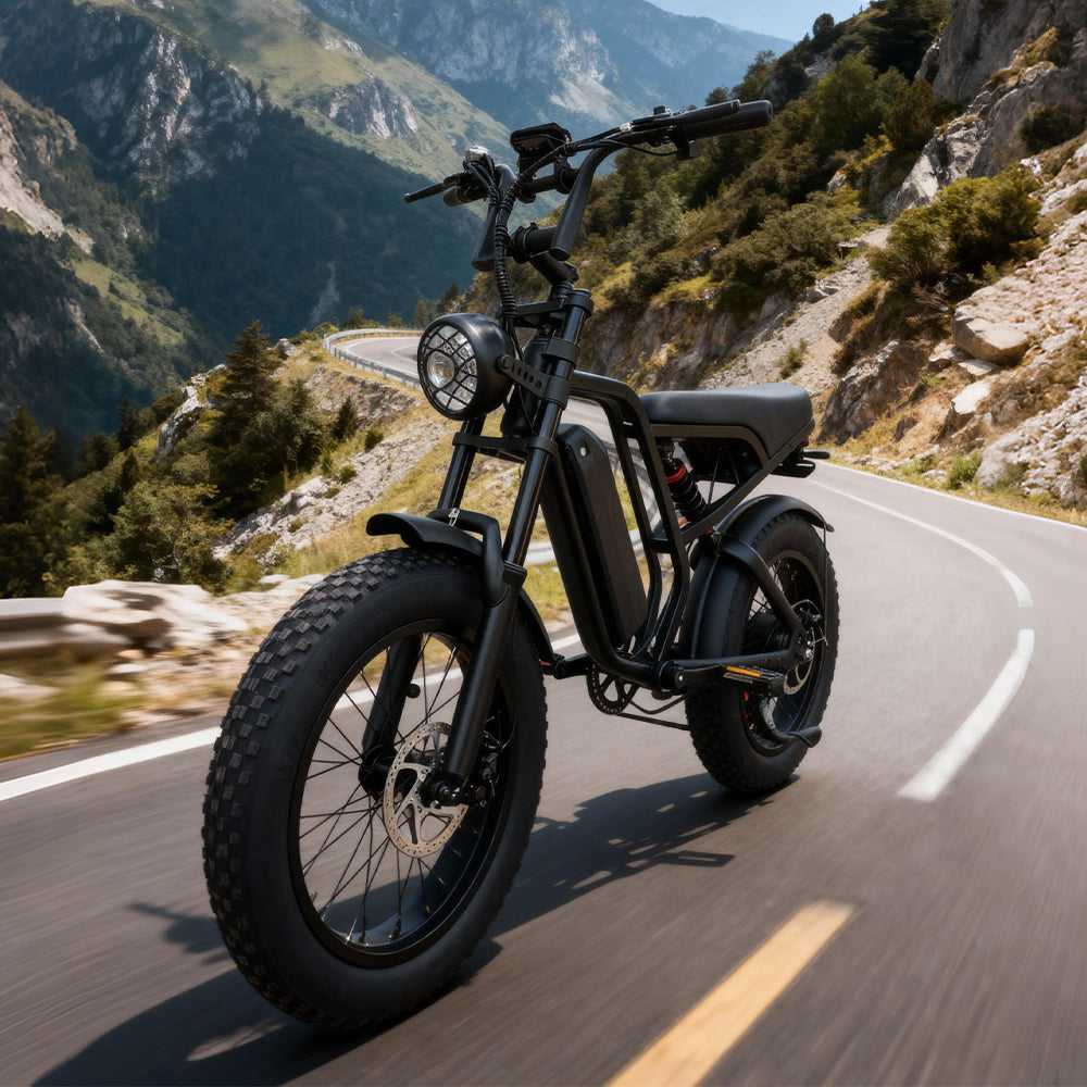 K24 Effortless Commuting Lightweight E-Bike with 750W Motor, 55 km/h, 60 km Range, 150 kg Load
