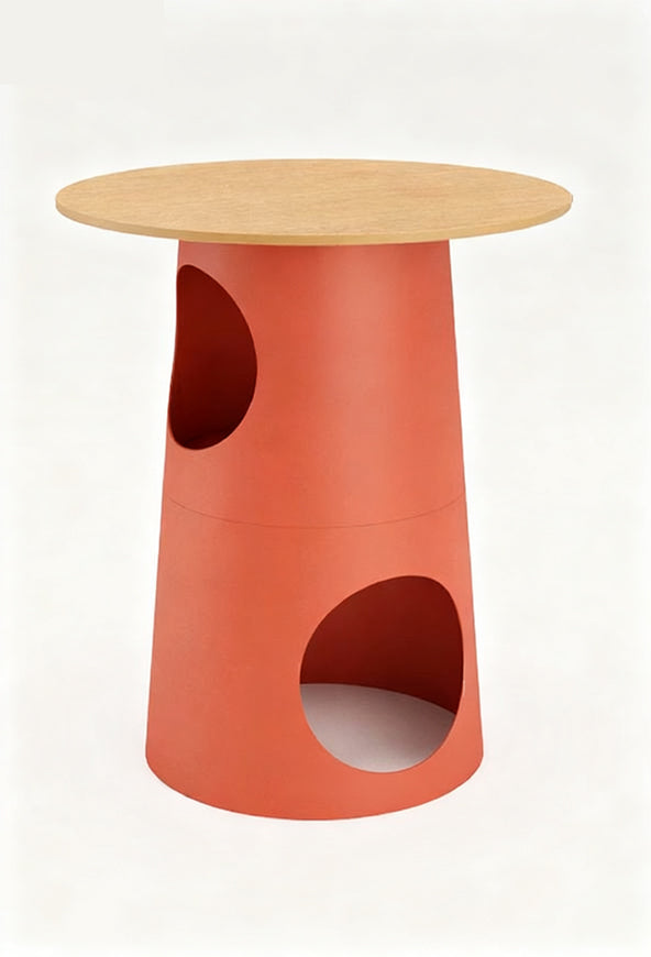 Multifunctional  Lava Cheese Table Side Table Coffee Table Pet Cabin Cat Tree Pet-Friendly Furniture Human-Pet Interactive Furniture