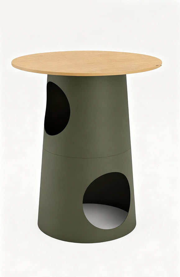 Multifunctional  Lava Cheese Table Side Table Coffee Table Pet Cabin Cat Tree Pet-Friendly Furniture Human-Pet Interactive Furniture