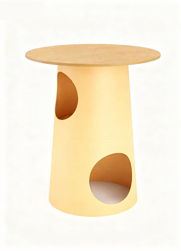 Multifunctional  Lava Cheese Table Side Table Coffee Table Pet Cabin Cat Tree Pet-Friendly Furniture Human-Pet Interactive Furniture