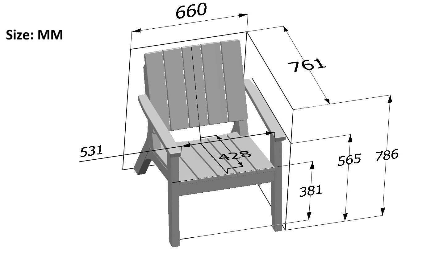 Outdoor Bondi Sofa Set with Two Single Chair + One Loveseat Sofa + One Table