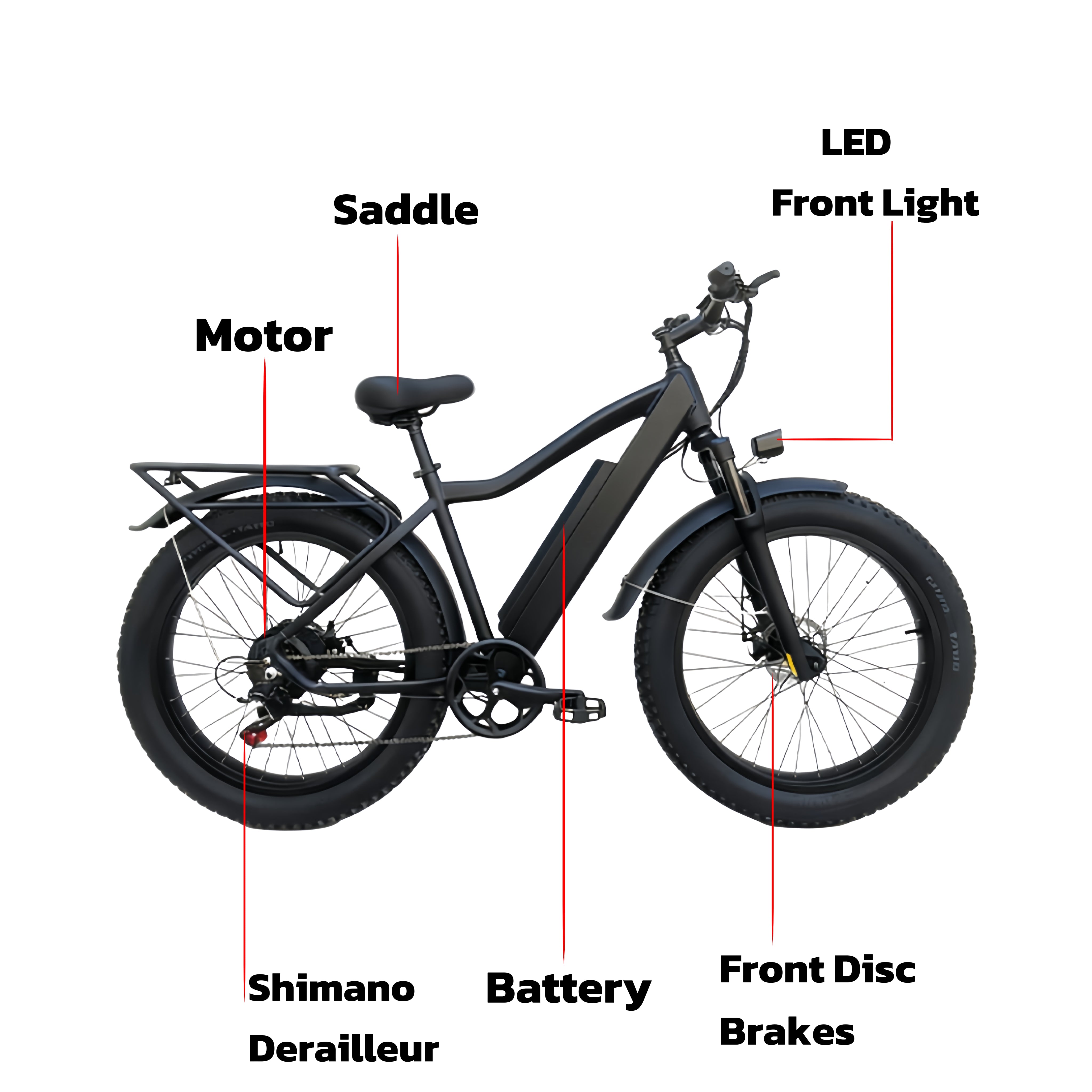 48V 500W All-Terrain Electric Mountain Bike | Conquer Any Trail with Smart LED Display & Long-Lasting Battery