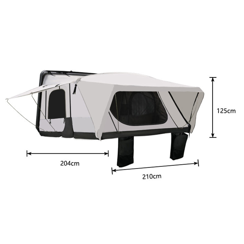 Roof tent, straight up speed off-road vehicle, outdoor camping, car mounted tent