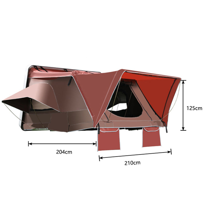Roof Tent Flip SUV Off road Vehicle Outdoor Camping Car Tent