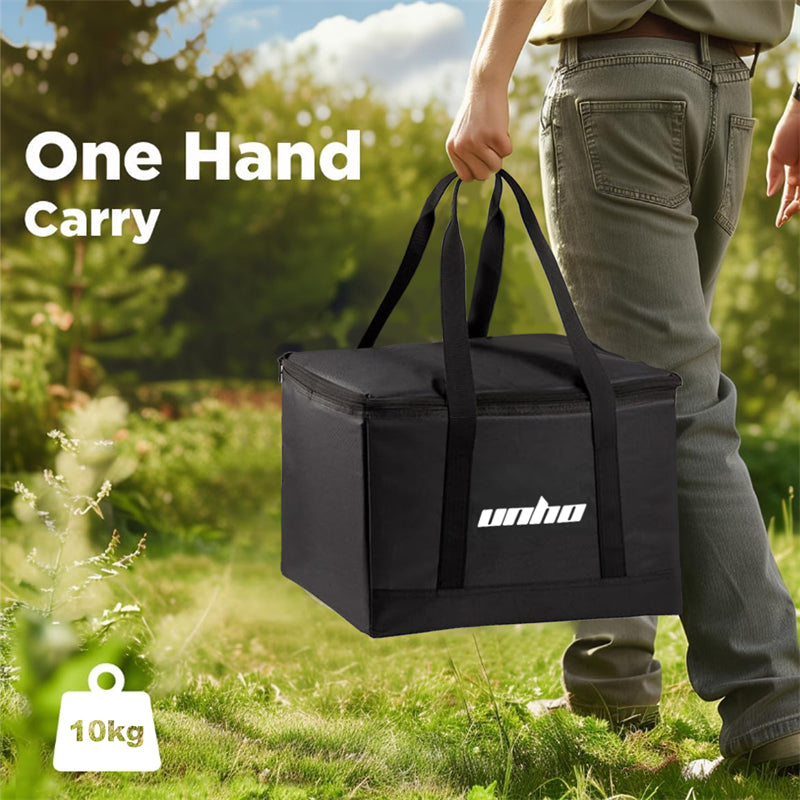 Stainless Steel Large Portable Camping Wood Stove Hot Tent Stove w/ Chimney Pipe