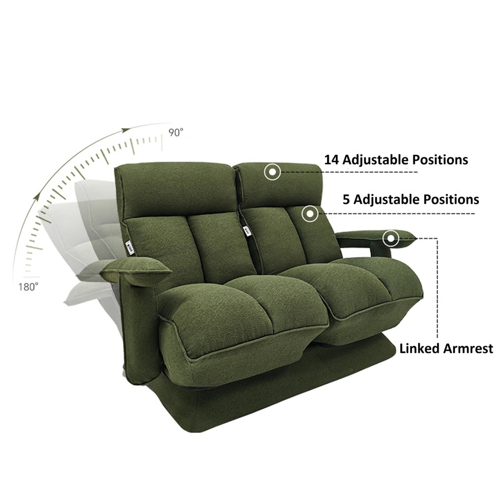 Fashion Adjustable Sofa With 2 Seaters Loveseat for Living Room Bedroom