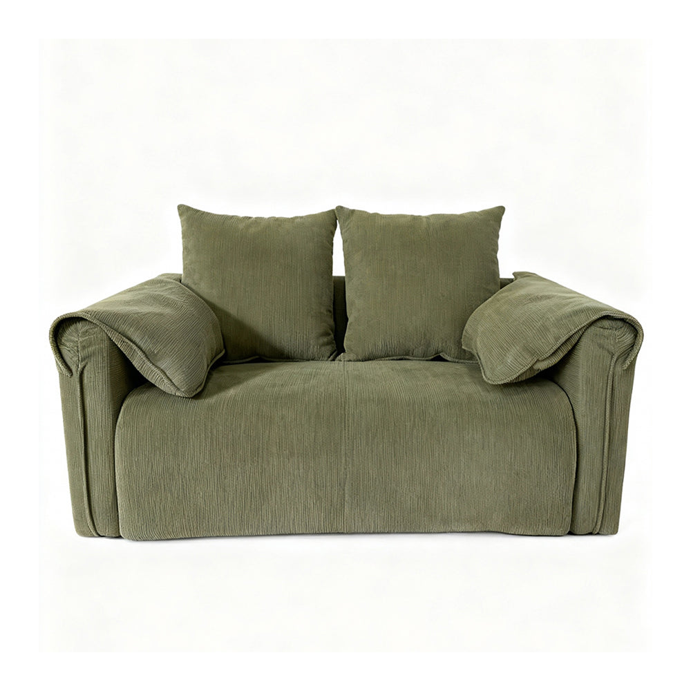 Fabric Sofa for Small Spaces - Ideal for Apartments/Rental Homes, 2-Seater Loveseat for Living Room