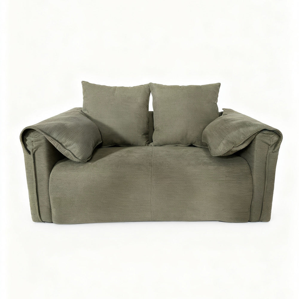 Fabric Sofa for Small Spaces - Ideal for Apartments/Rental Homes, 2-Seater Loveseat for Living Room