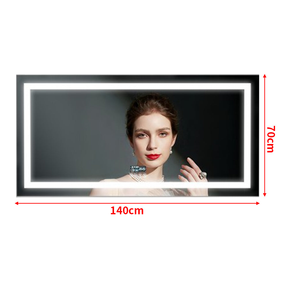 1400MM Large LED Bathroom Mirror Smart Bluetooth Speaker Anti-fog Makeup Mirror