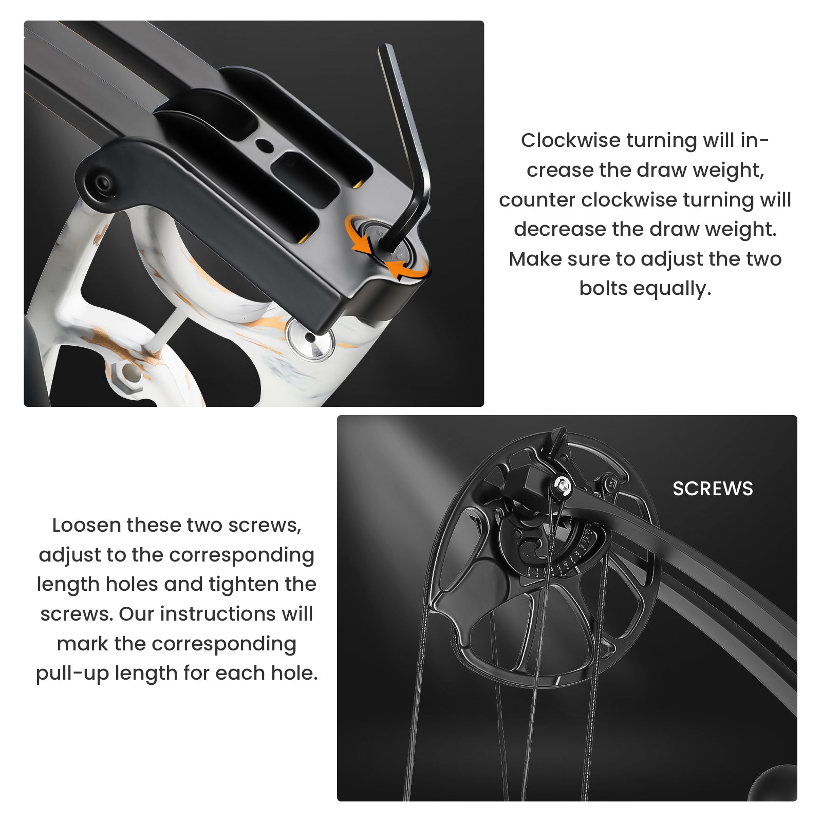 MOTION ZEUS Lightweight Compound Bow Kit For Pull Beginner And Intermediate Archer, 19-70LBS Draw Weight, 19"-30"Draw Length, Up To 320 FPS, Fully Adjustable Archery Hunting Equipment
