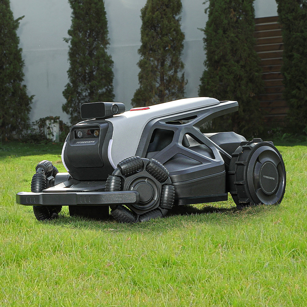 AIRSEEKERS TRON – Smart Robotic Lawn Mower with 300° Vision