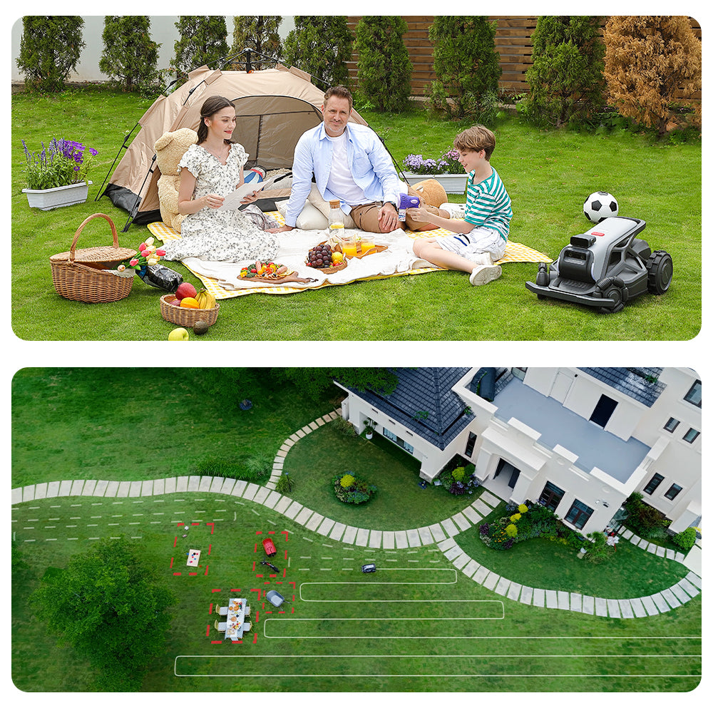 AIRSEEKERS TRON – Smart Robotic Lawn Mower with 300° Vision