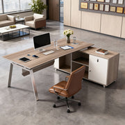 1.8m Manager Desk - Saves Space Without Compromise, The Practical Choice for Your Private Office.