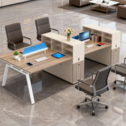 The daily work desk for employees, featuring storage space, is suitable for various office settings
