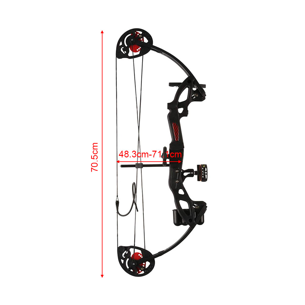 Compound Bow And Archery Sets - Right Hand Archery Compound Bows 15-29 Lbs Draw Weight Adjustable For Youth And Beginners, Hunting Bow Kit For Beginner