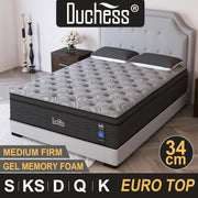 Duchess Pocket Spring Mattress Medium Firm Foam Queen Double King Single Bed