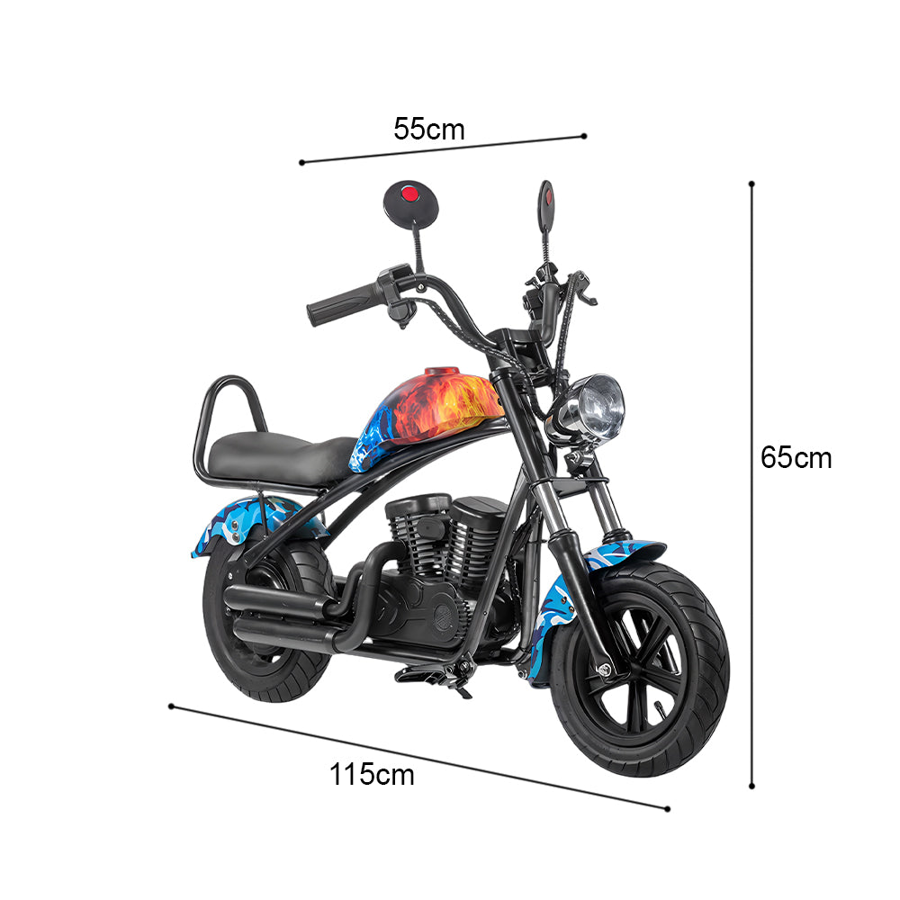 Eeeza 180W 24V 5.2Ah Harley Motorcycle With Brushless Motor