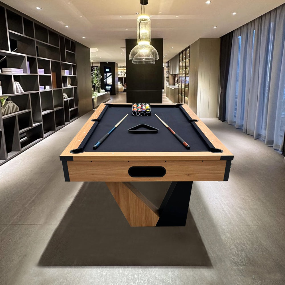 7FT Color-Contrasting Billiard Pool Table with Full Accessories