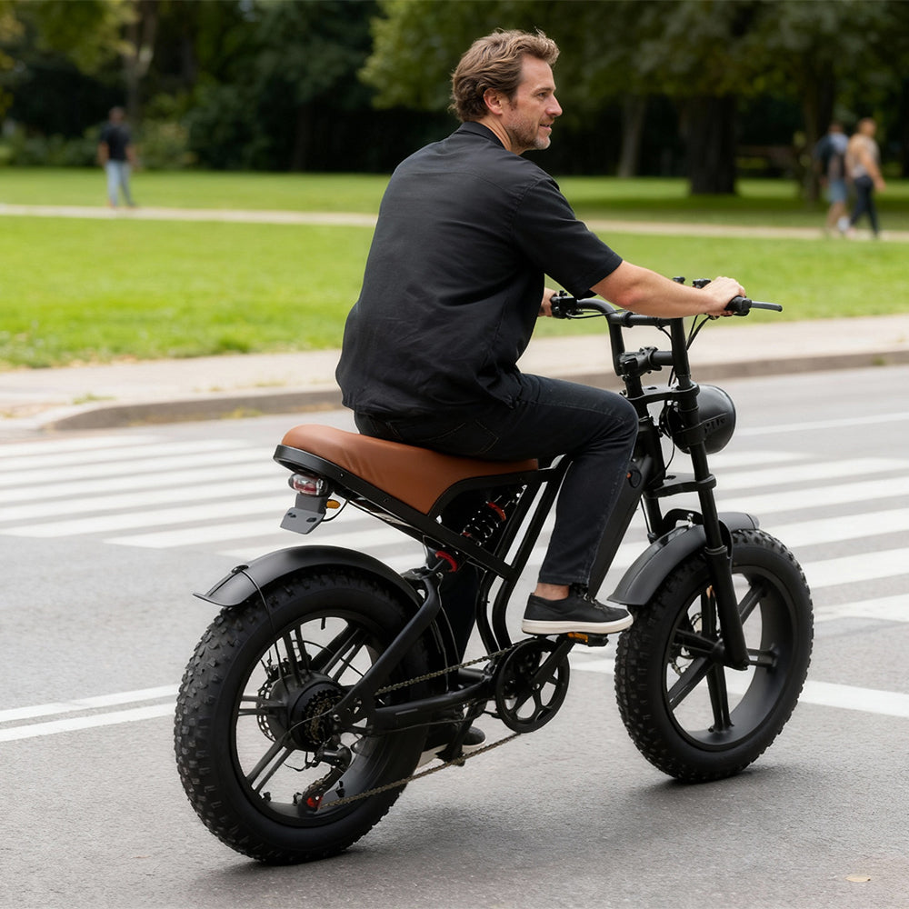 K24 Integrated Tire Commuter Electric Bike, 750W Motor, 50 km/h Speed, 60 km Range, 150 kg Load