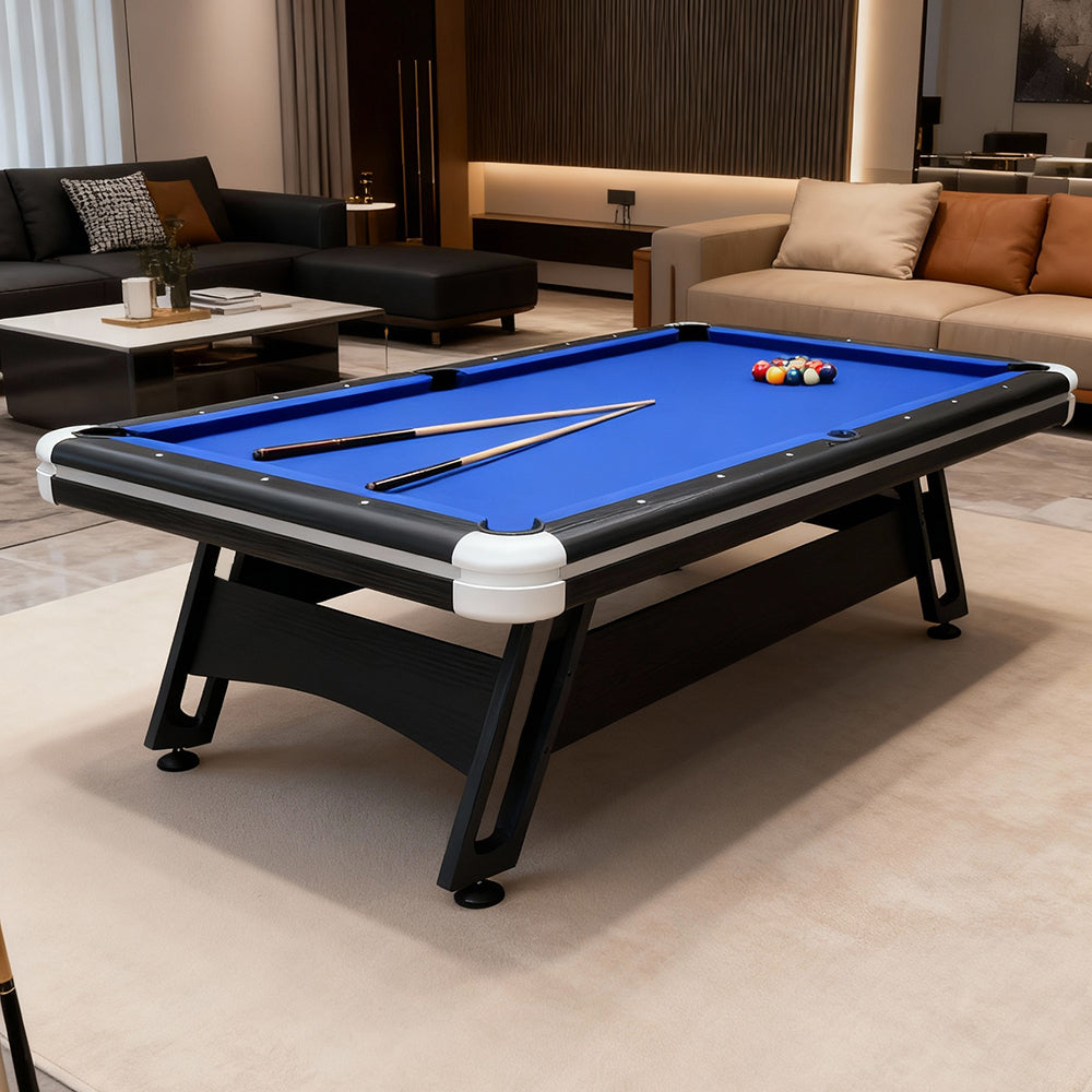 7FT Metal Support Legs Billiard Pool Table  With Full Accessories