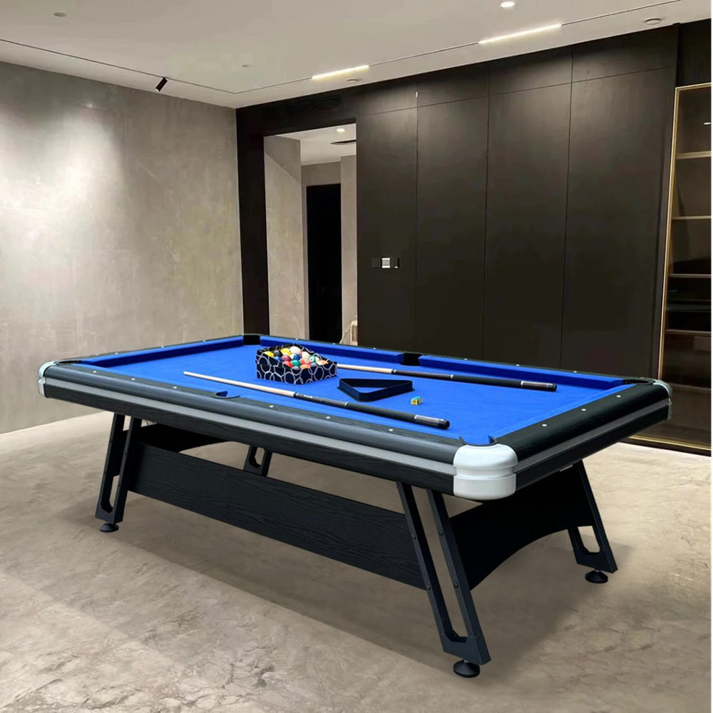 7FT Metal Support Legs Billiard Pool Table  With Full Accessories