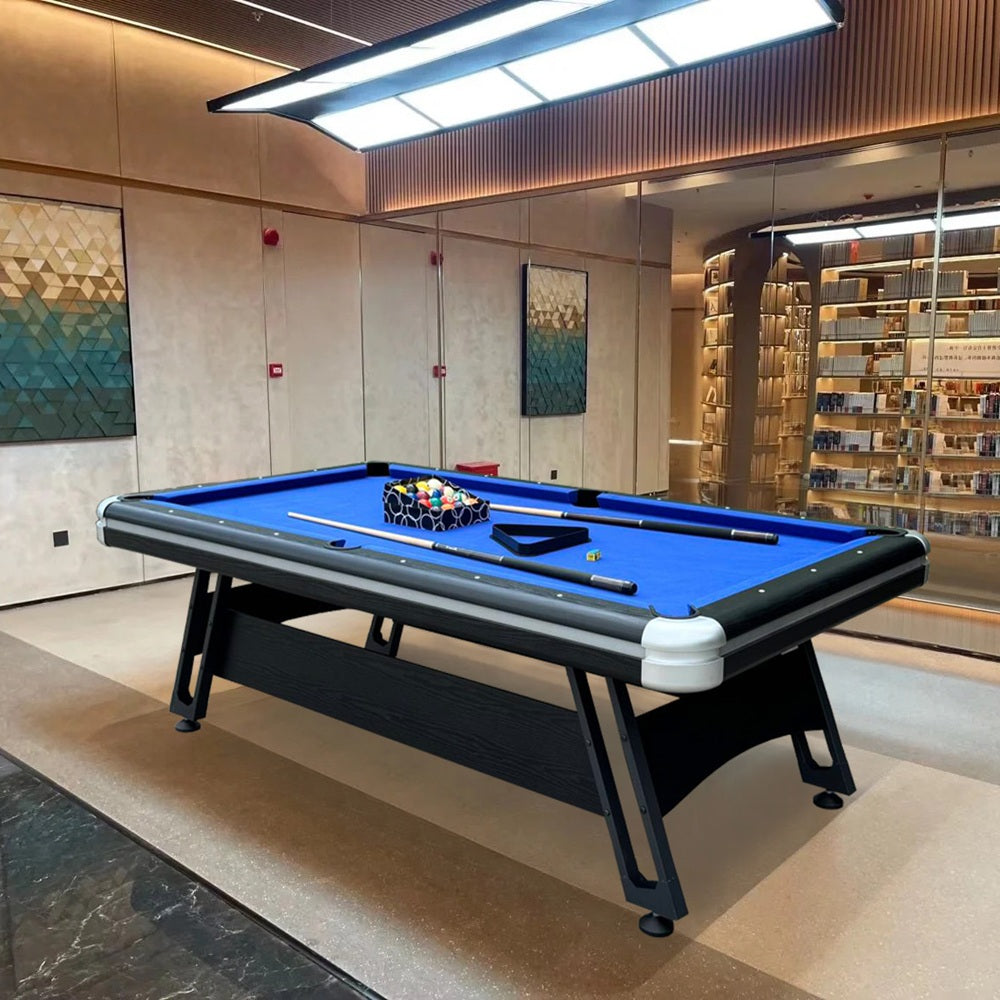 7FT Metal Support Legs Billiard Pool Table  With Full Accessories