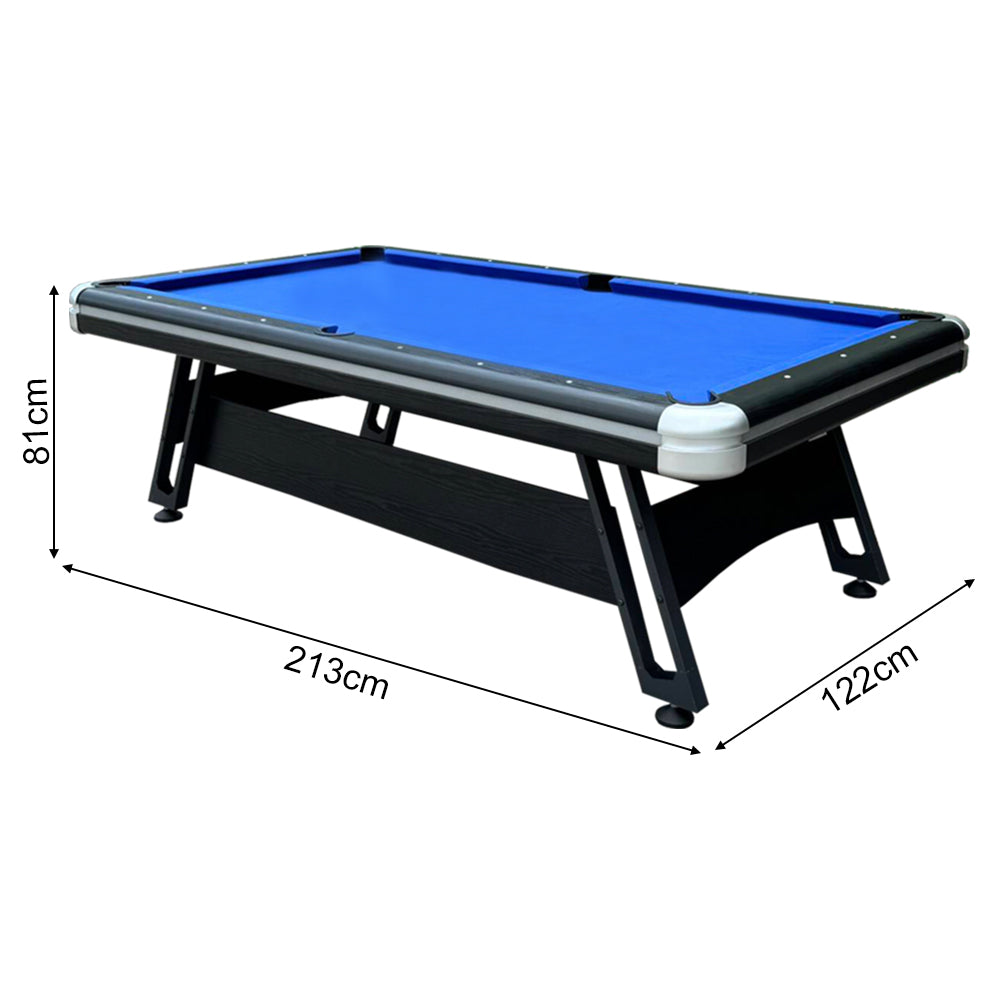 7FT Metal Support Legs Billiard Pool Table  With Full Accessories