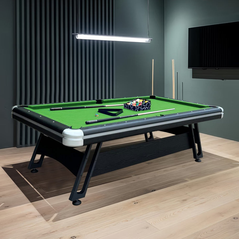 7FT Metal Support Legs Billiard Pool Table  With Full Accessories