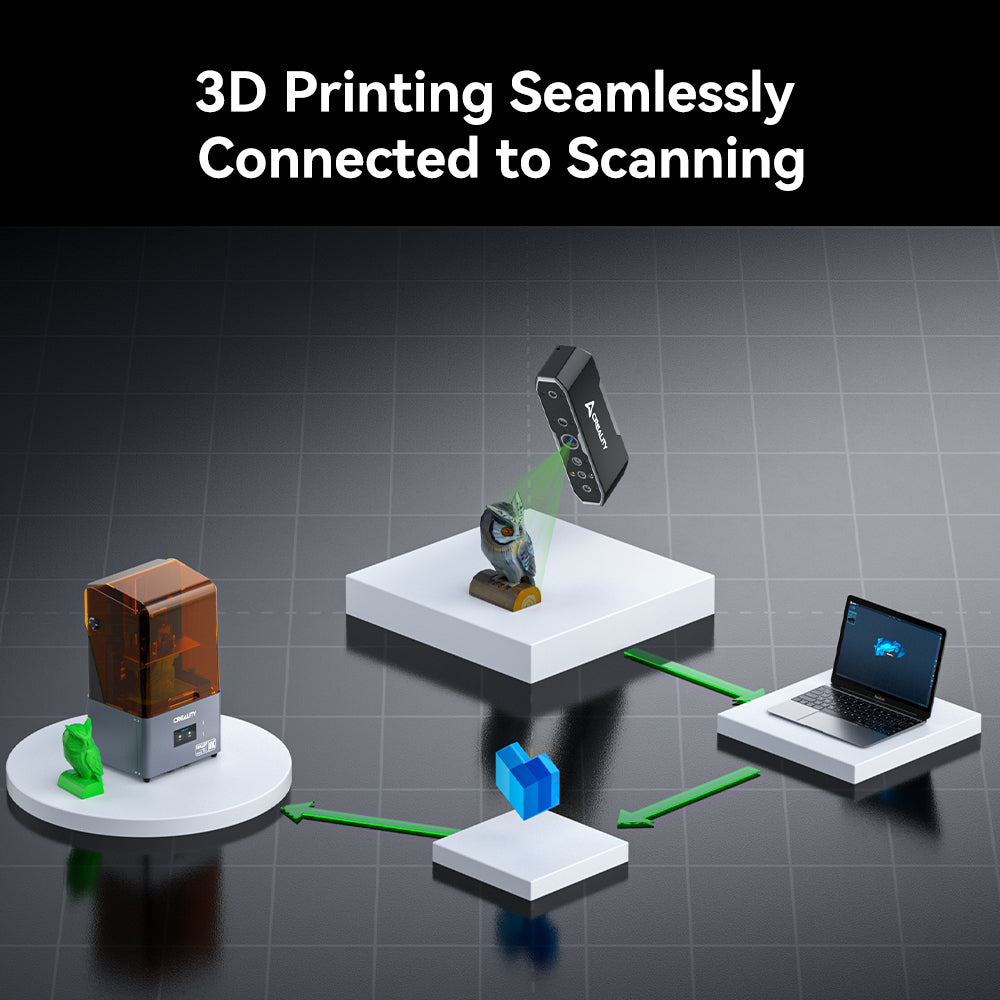 Creality CR-Scan Otter Scanner 3D Small To Large, Scan lt, Make lt