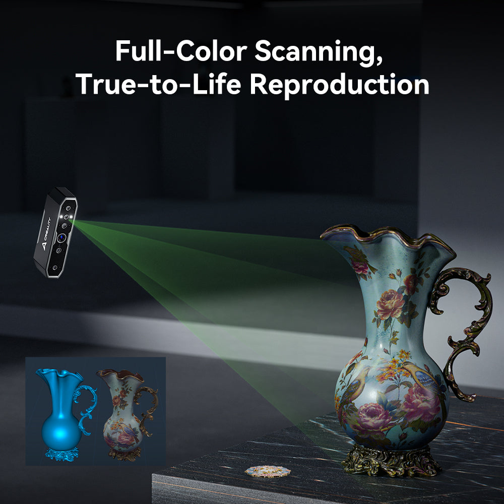 Creality CR-Scan Otter Scanner 3D Small To Large, Scan lt, Make lt