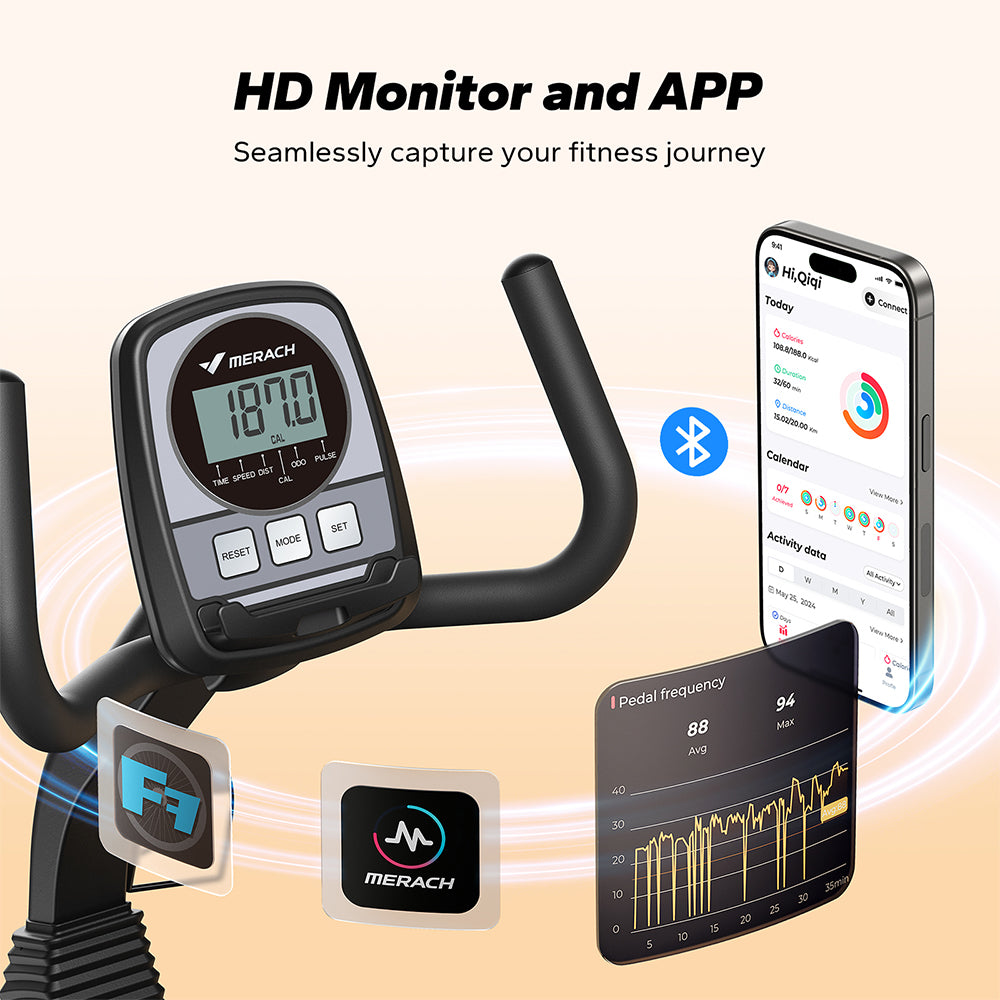 MERACH Recumbent Exercise Bike