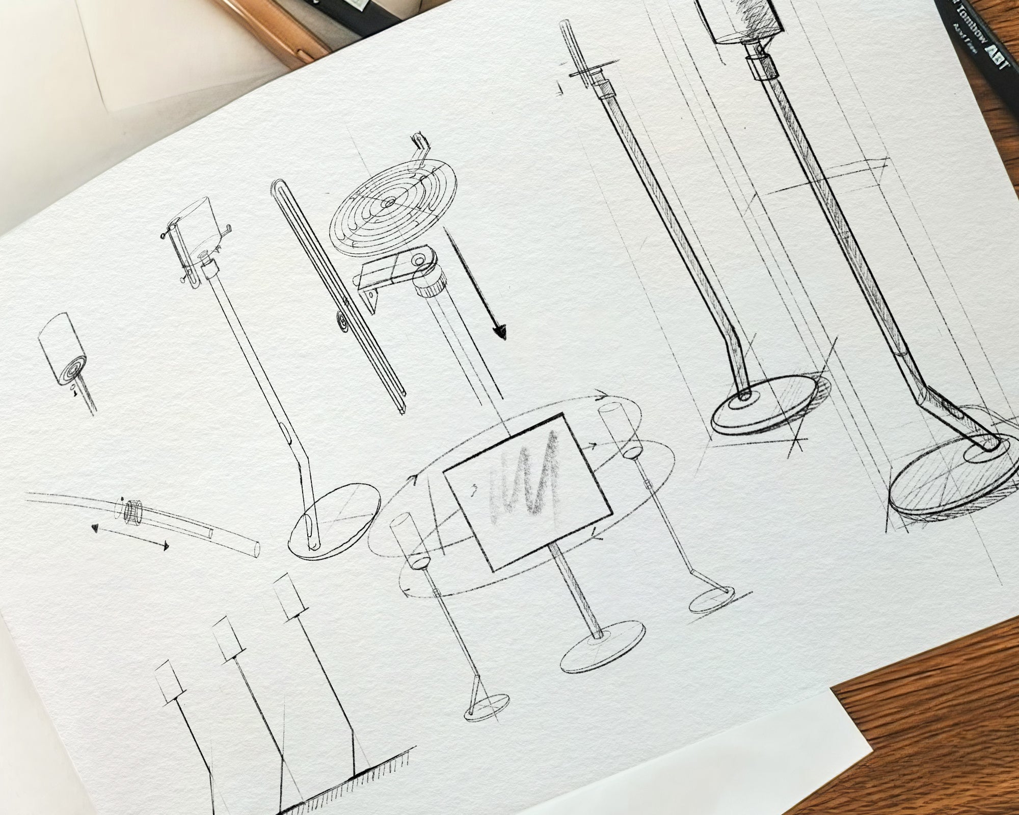 FITUEYES Modern Minimalist Speaker Stand (1 Pair)