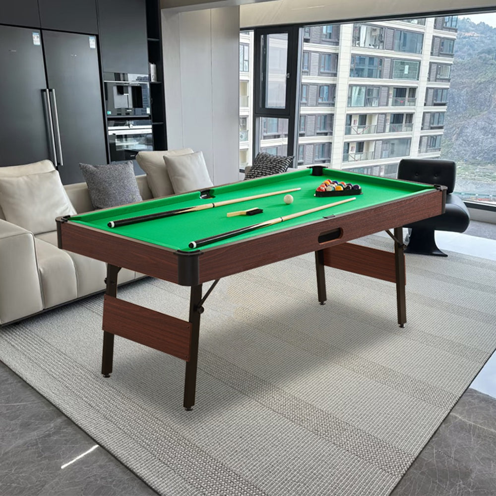 6FT 3 in 1 Foldable Mutifunction Billiard Pool Table with Full Accessories