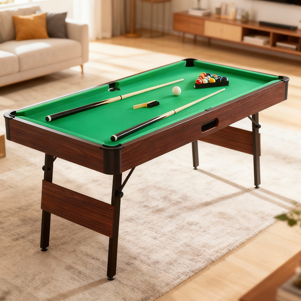 6FT 3 in 1 Foldable Mutifunction Billiard Pool Table with Full Accessories