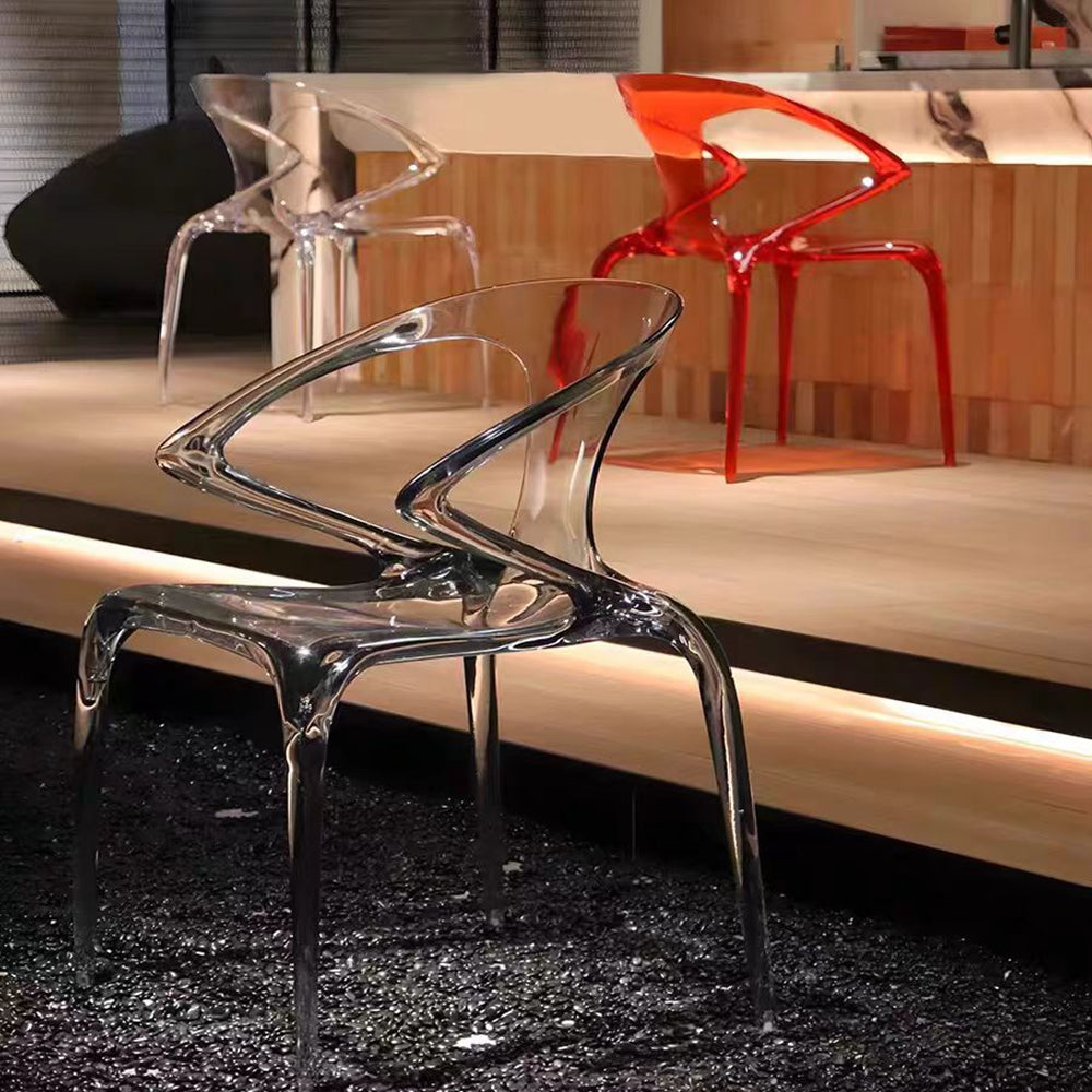 Modern Designed Acrylic Dining Chair Arm Chair