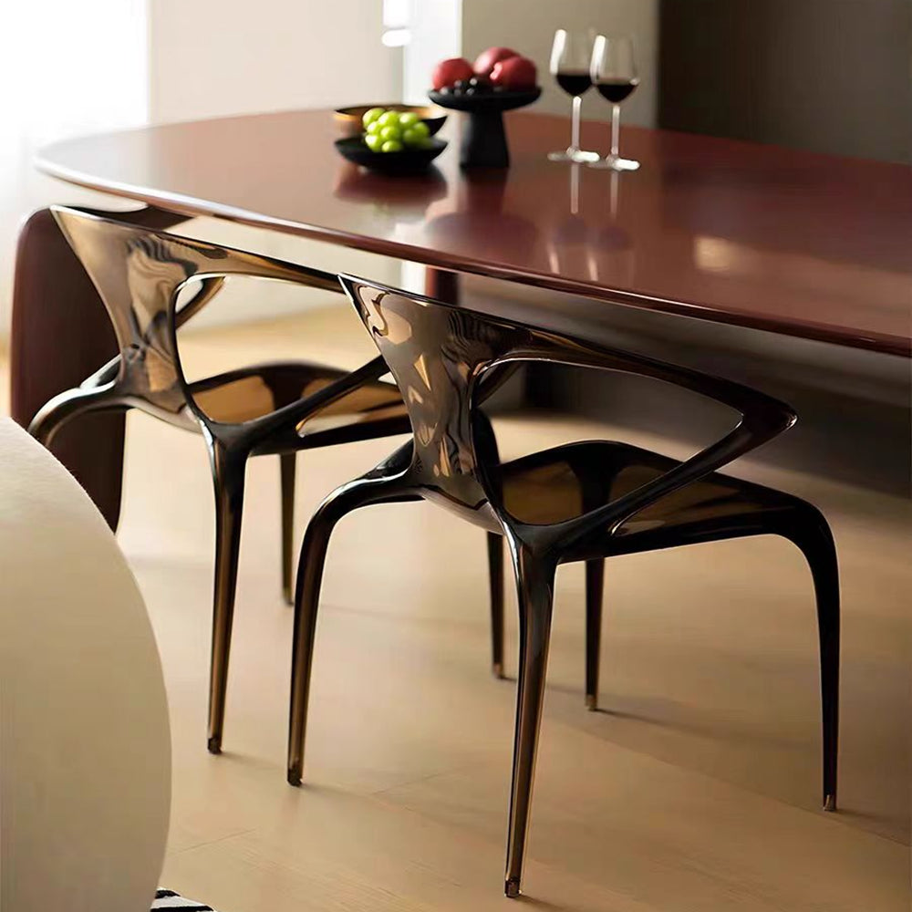 Modern Designed Acrylic Dining Chair Arm Chair