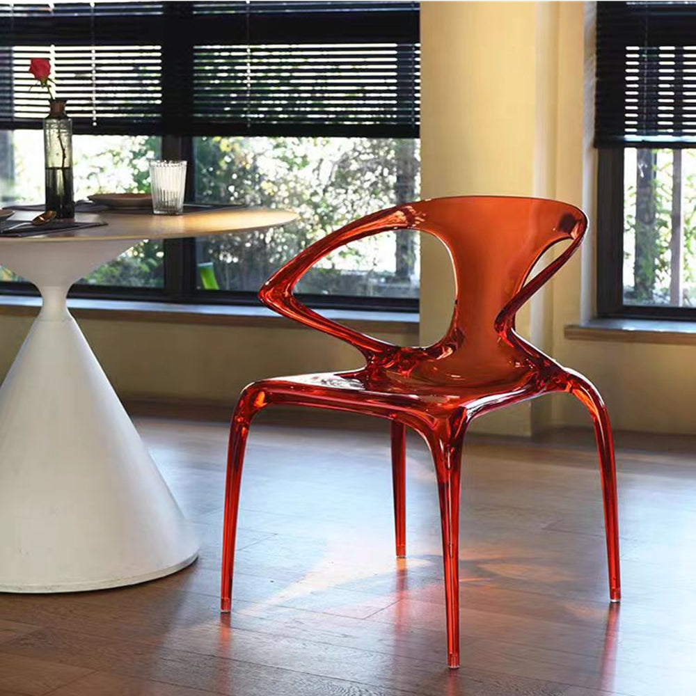 Modern Designed Acrylic Dining Chair Arm Chair