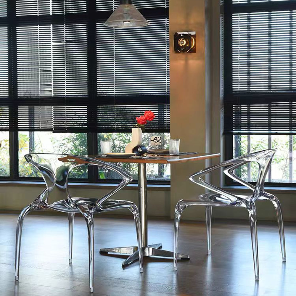 Modern Designed Acrylic Dining Chair Arm Chair