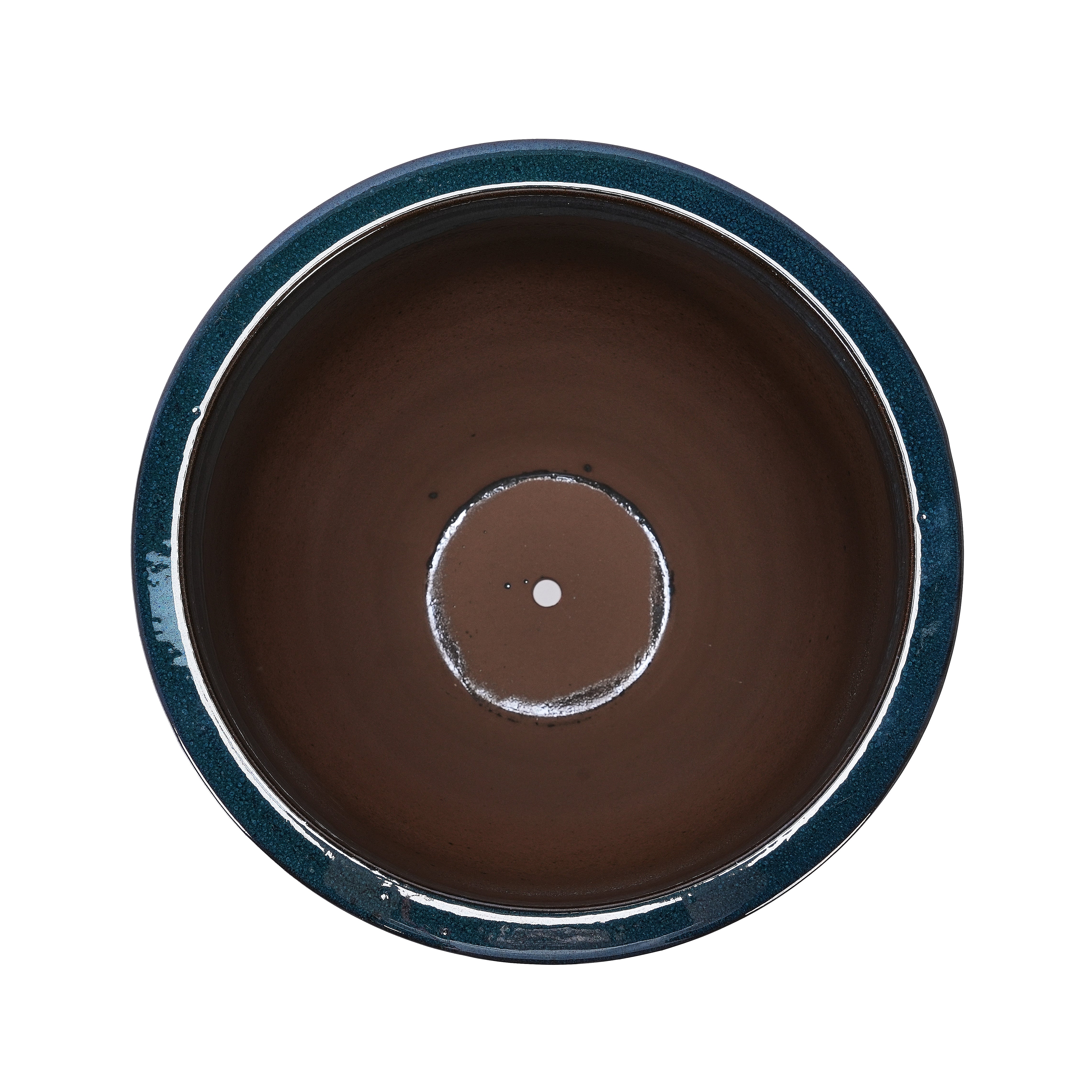 Ceramic Flowerpot, Modern Planter for Patio, Garden, Windowsill - Army Green