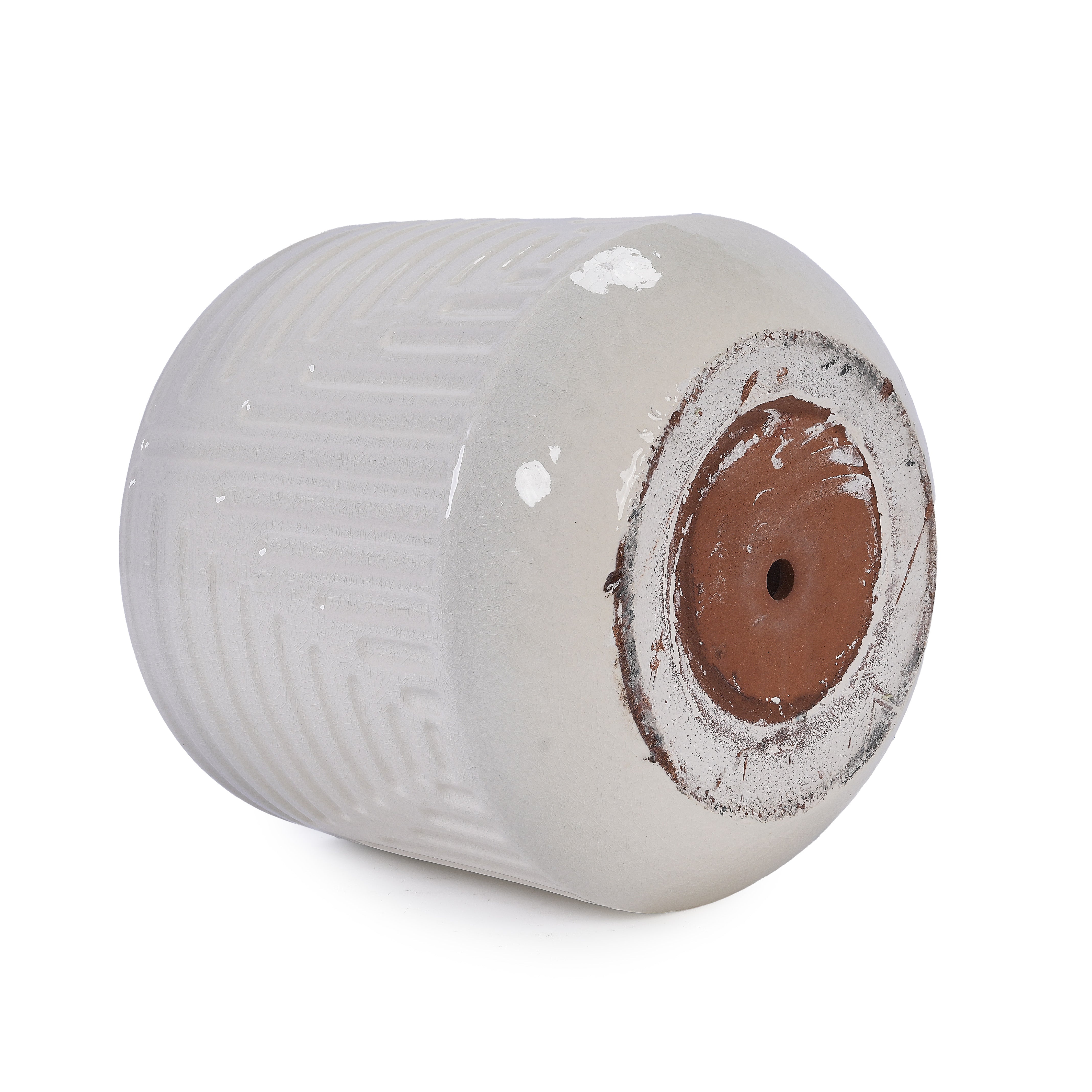 Ceramic Flowerpot, Modern Planter for Patio, Garden, Windowsill