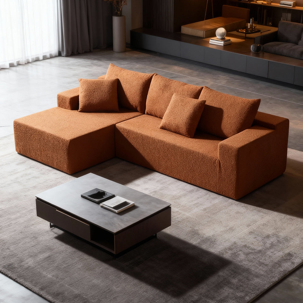 Classic retro template sofa, comfortable to sit and lie on, with skin-friendly fabric