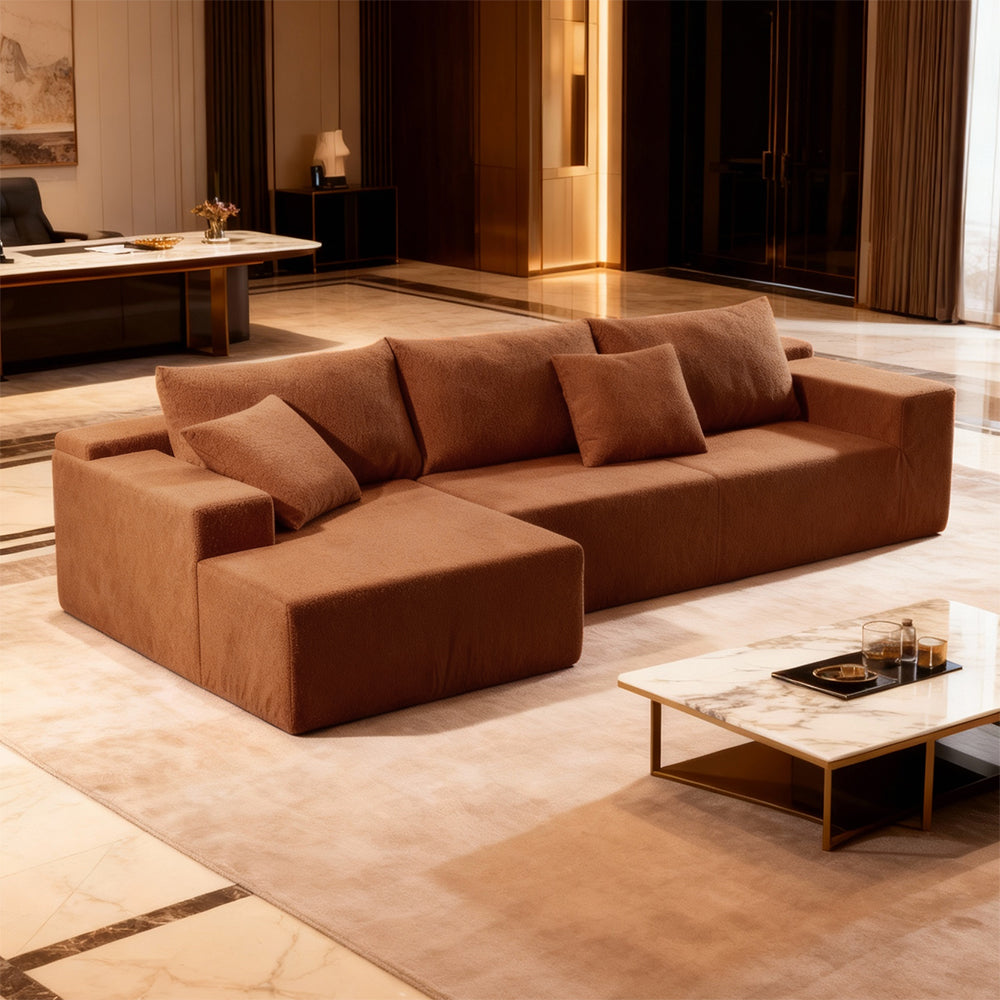 Classic retro template sofa, comfortable to sit and lie on, with skin-friendly fabric