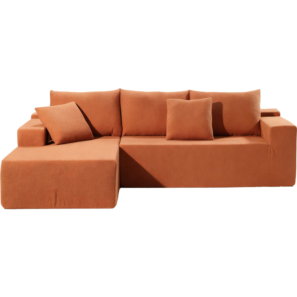 Classic retro template sofa, comfortable to sit and lie on, with skin-friendly fabric
