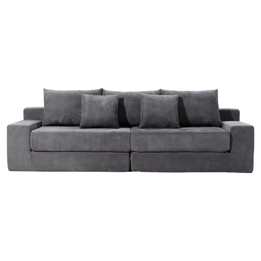 Modern minimalist style solid wood frame sofa, with comfortable seating experience, elegant and beautiful appearance