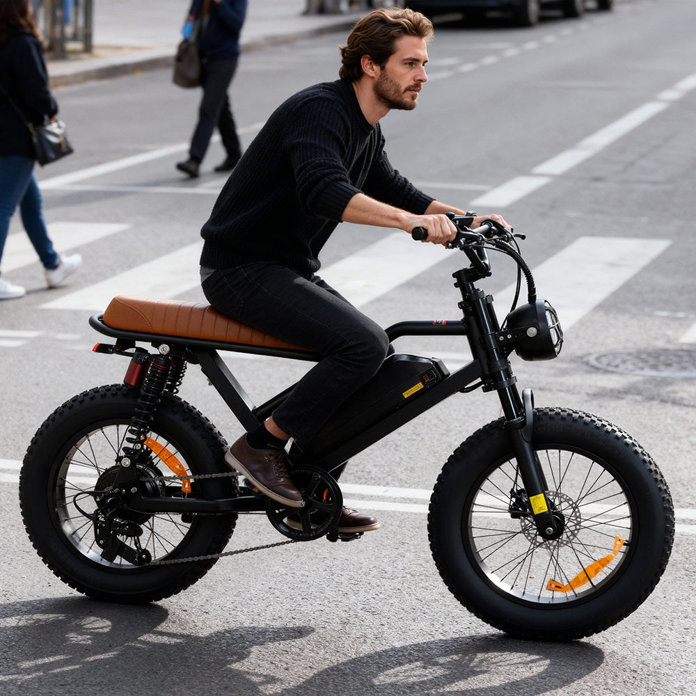 M3 electric bicycle   with 750W Motor65km/h. 70 km Range, 120 kg Load